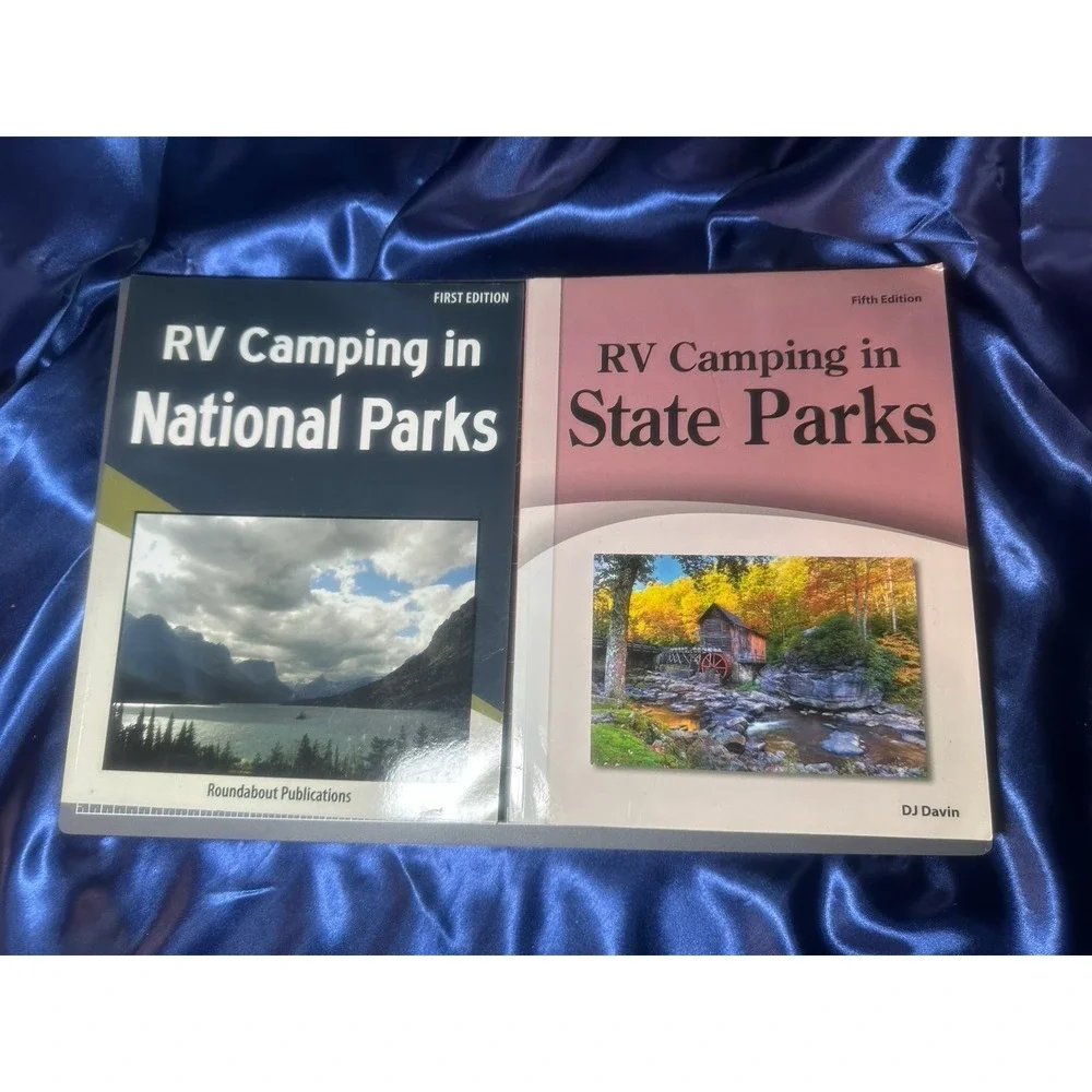 Lot Of 2! RV Camping in National Parks, 1st & 5th Editions DJ Davin & Roundabout